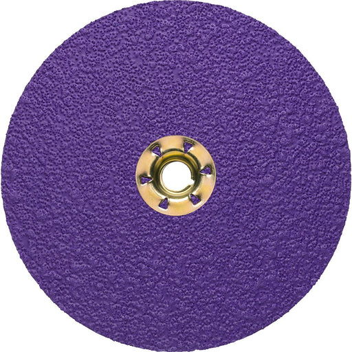 Fiber Disc:  7" Disc Dia,  36 Grit,  Ceramic
