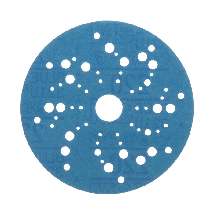 Hook & Loop Disc: 5" Disc Dia, 220 Grit, Coated, Ceramic Aluminum Oxide