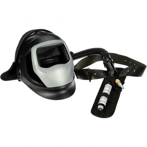 Welding Helmet: Black & Gray, Polycarbonate, Shade 5 & 8 to 13