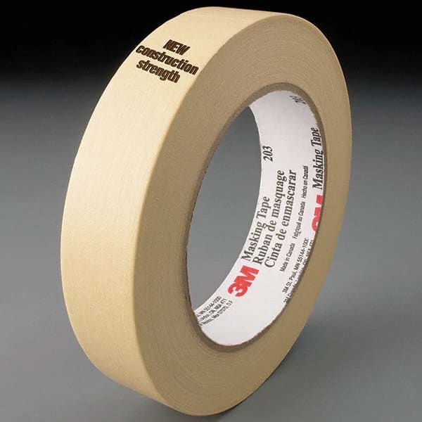 Masking Tape: 24 mm Wide, 55 m Long, 4.7 mil Thick, Beige