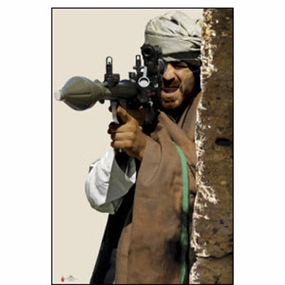Action Target RPG Gunner Behind Wall Terrorist Photo Target