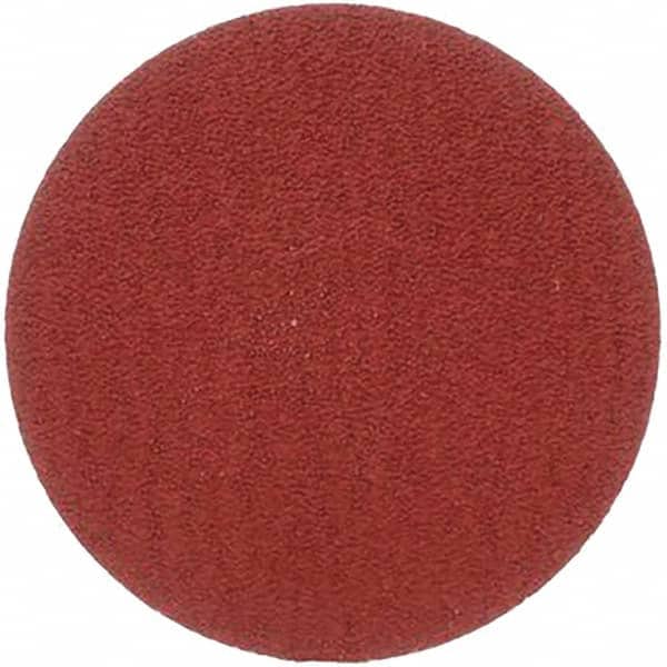 Quick-Change Disc: 2" Disc Dia, 60 Grit, Ceramic, Coated