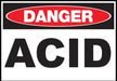 ZING DANGER, ACID, 7x10. Adhesive