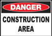 ZING DANGER, Construction Area, 10x14, Plast