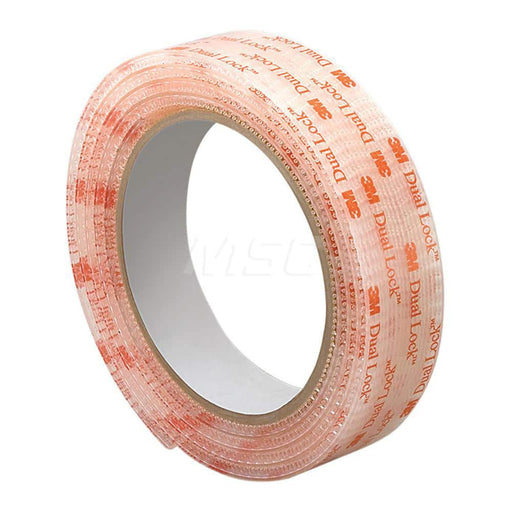 Hook & Loop; Shape: Roll ; Tape Width: 1.00in ; Color: Clear ; Roll Length (yd): 10.00 ; Component Type: Dual Lock