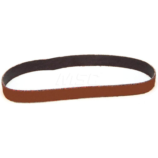 Abrasive Belt: 3/4" Wide, 18" Long, 120+ Grit, Ceramic