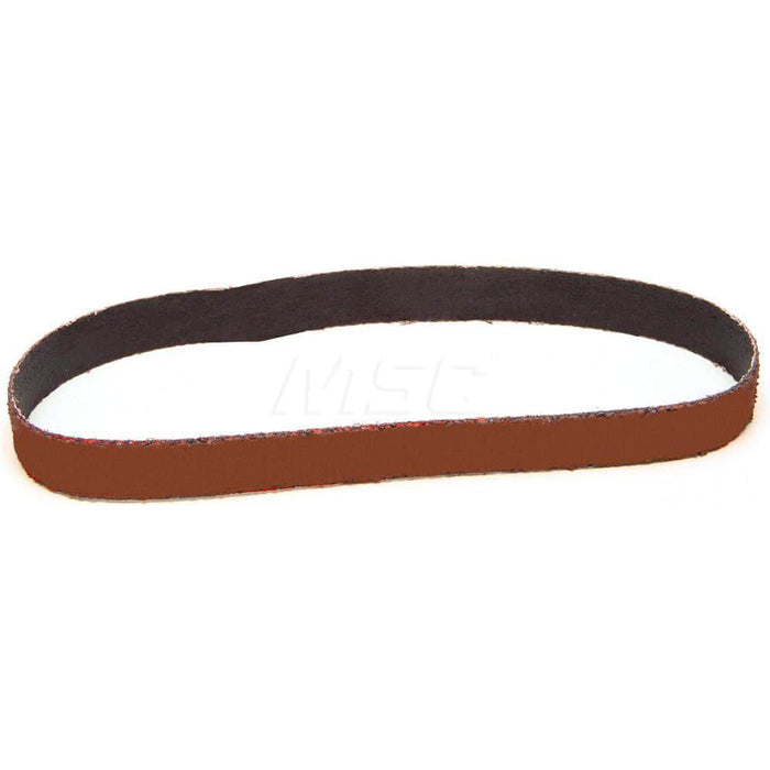 Abrasive Belt: 3/4" Wide, 18" Long, 120+ Grit, Ceramic
