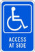ZING Handicap Access at side, HIP, 12x18