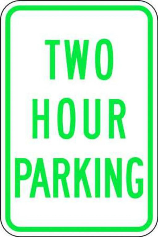 ZING Parking TWO HOUR PARKING, HIP, 12x18