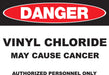 ZING DANGER, 10x14", Vinyl Chloride, Plastic