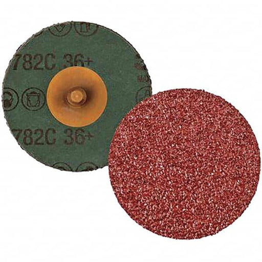 Fiber Disc:  2" Disc Dia,  36 Grit,  Ceramic