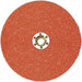 Fiber Disc:  7" Disc Dia,  80 Grit,  Ceramic