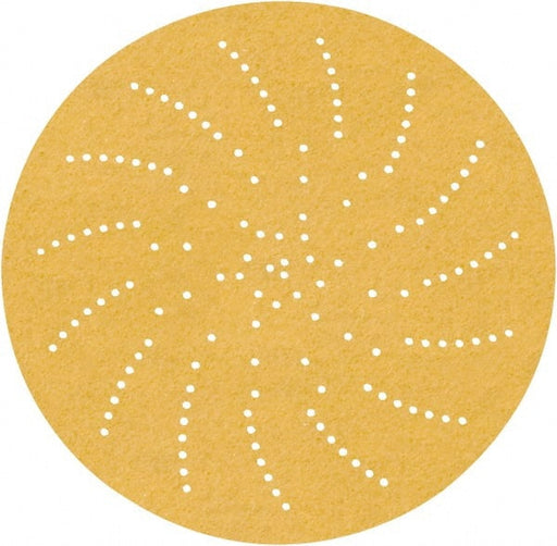 Hook & Loop Disc: 6" Disc Dia, 220 Grit, Coated, Aluminum Oxide