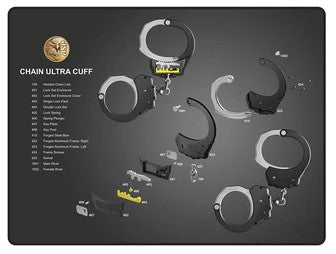 ASP, INC. Instruction Mat, Chain Ultra Cuff