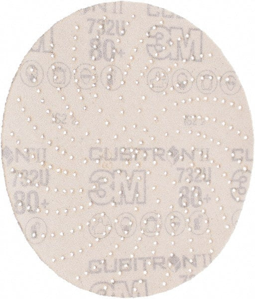 Hook & Loop Disc: 80 Grit, Coated, Ceramic
