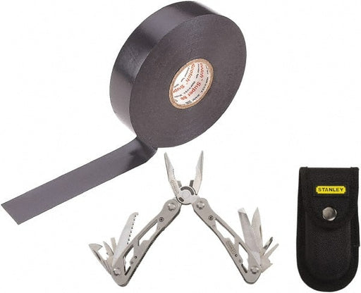 Electrical Tape: 3/4" Wide, 66' Long, 8.5 mil Thick, Black