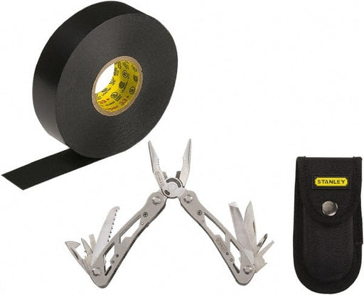 Electrical Tape: 3/4" Wide, 66' Long, 7 mil Thick, Black