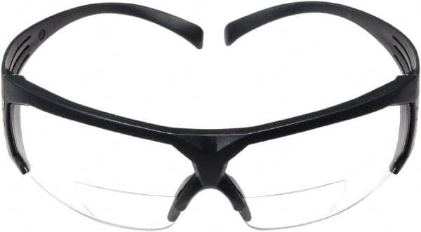Magnifying Safety Glasses: +2.5, Clear Lenses, Anti-Fog & Scratch Resistant, ANSI Z87.1
