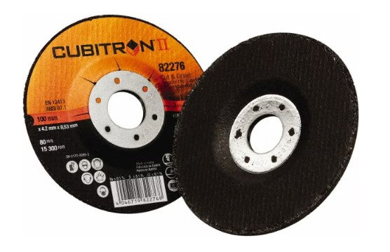 3M Depressed Center Wheel: Type 27, 4" Dia, Ceramic