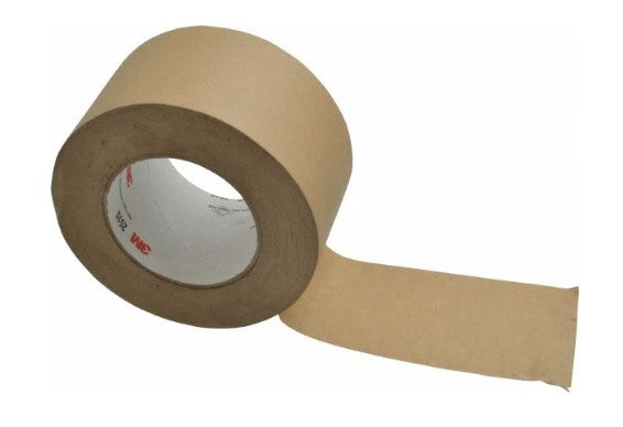3M Masking Tape: 3" Wide, 60 yd Long, 6.7 mil Thick, Tan