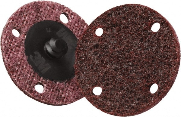 Quick-Change Disc: Roloc TR, 2" Dia, Aluminum Oxide, Non-Woven