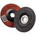 Depressed Center Wheel: Type 27, 4-1/2" Dia, Aluminum Oxide