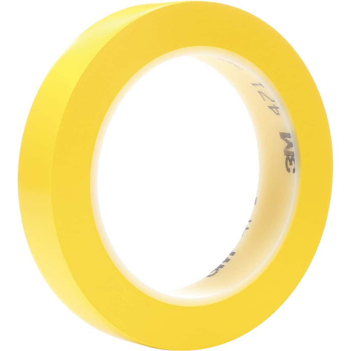 Masking Tape: 36 yd Long, 5.2 mil Thick, Yellow
