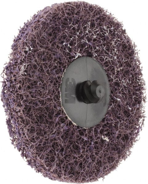 Quick-Change Disc: Roloc TR, 3" Disc Dia, Aluminum Oxide, Non-Woven