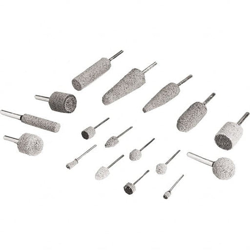 Mounted Point: 2" Thick, 1/4" Shank Dia, A11, Fine