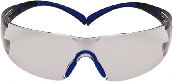Safety Glass: Anti-Fog, Polycarbonate, Gray Lenses, Frameless, UV Protection