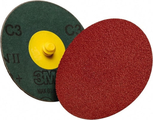 Fiber Disc:  2" Disc Dia,  80 Grit,  Ceramic