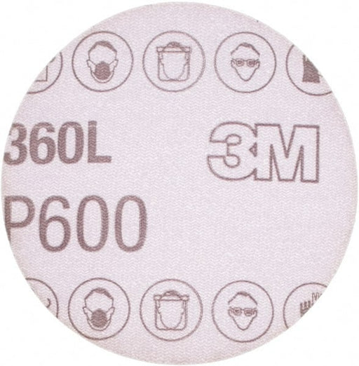 Hook & Loop Disc: 3" Disc Dia, 600 & 800 Grit, Coated, Aluminum Oxide