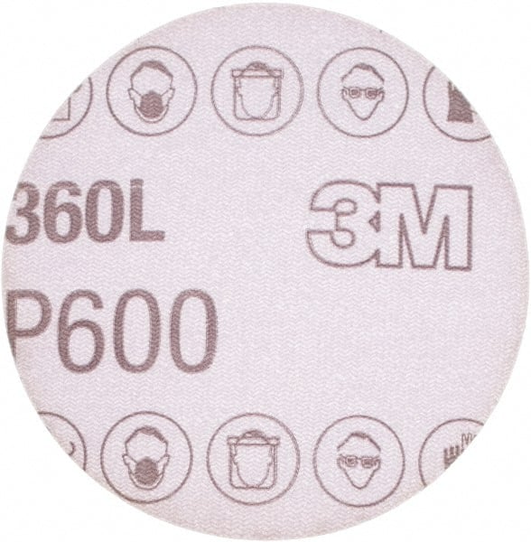 Hook & Loop Disc: 3" Disc Dia, 600 & 800 Grit, Coated, Aluminum Oxide