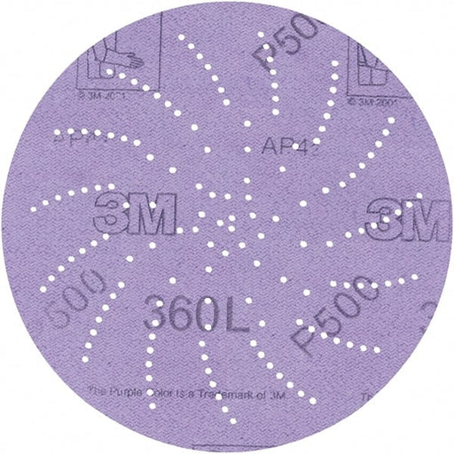 Hook & Loop Disc: 3" Disc Dia, 320 Grit, Coated, Aluminum Oxide