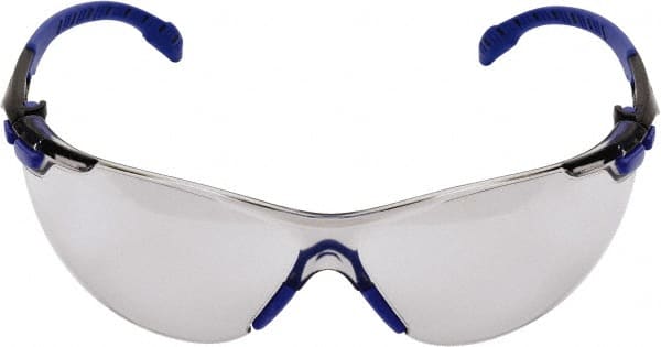 Safety Glass: Anti-Fog, Polycarbonate, Gray Lenses, Frameless, UV Protection