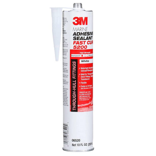 Marine Adhesive Sealant: 295 Ml Cartridge, White, Polyurethane