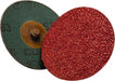 Fiber Disc:  2" Disc Dia,  36 Grit,  Ceramic