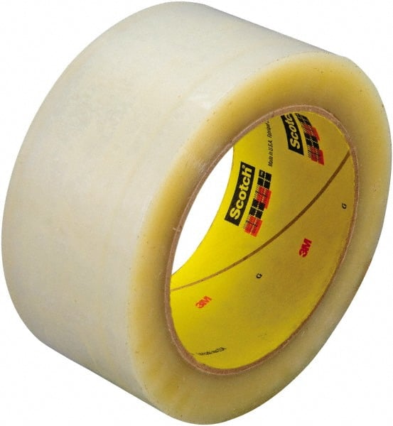 Packing Tape: Clear, Rubber Adhesive