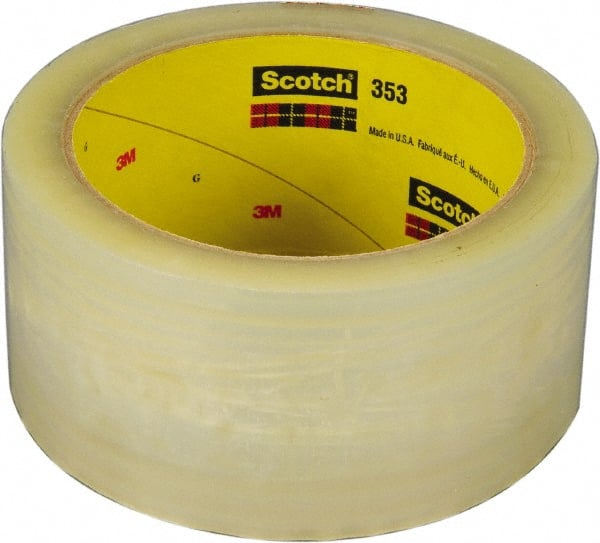 Packing Tape: Clear, Rubber Adhesive