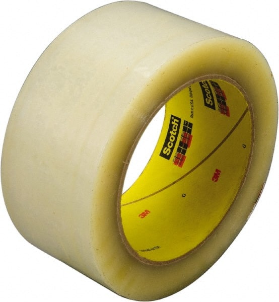 Packing Tape: Clear, Rubber Adhesive