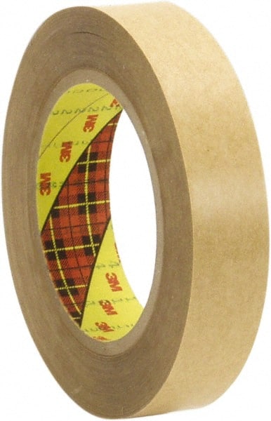 Clear Double-Sided Polyethylene Film Tape: 1/2" Wide, 36 yd Long, 4 mil Thick, Acrylic Adhesive
