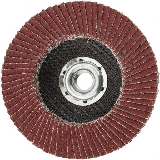 Flap Disc: 5/8-11 Hole, 80 Grit, Ceramic, Type 27