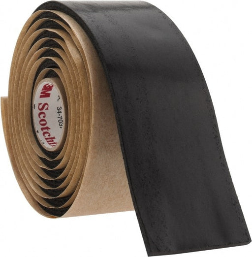 Electrical Tape: 1-1/2" Wide, 60" Long, 125 mil Thick, Black