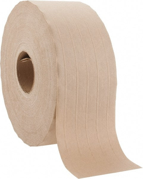 Packing Tape: 3" Wide, Natural, Water-Activated Adhesive