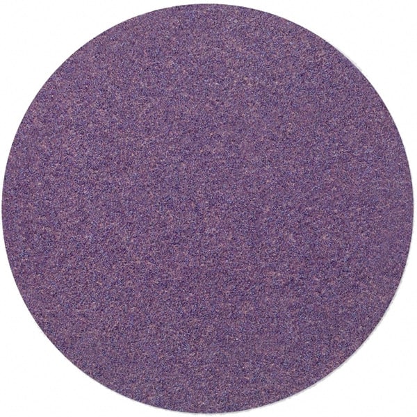 Hook & Loop Disc: 6" Disc Dia, 80 Grit, Coated, Ceramic