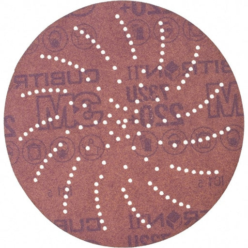 Hook & Loop Disc: 220 Grit, Coated, Ceramic