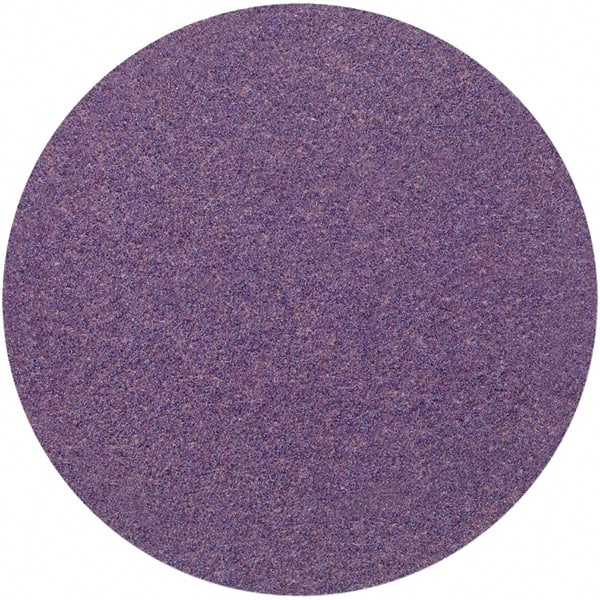 Hook & Loop Disc: 6" Disc Dia, 220 Grit, Coated, Ceramic