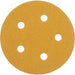 Hook & Loop Disc: 5" Disc Dia, 150 Grit, Coated, Ceramic