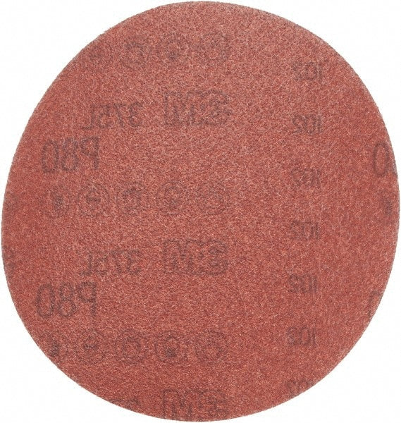 Hook & Loop Disc: 80 Grit, Coated, Aluminum Oxide