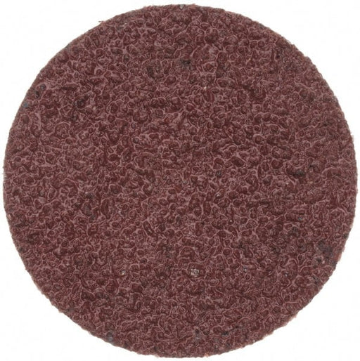 Quick-Change Disc: 1-1/2" Disc Dia, 60 Grit, Ceramic, Coated